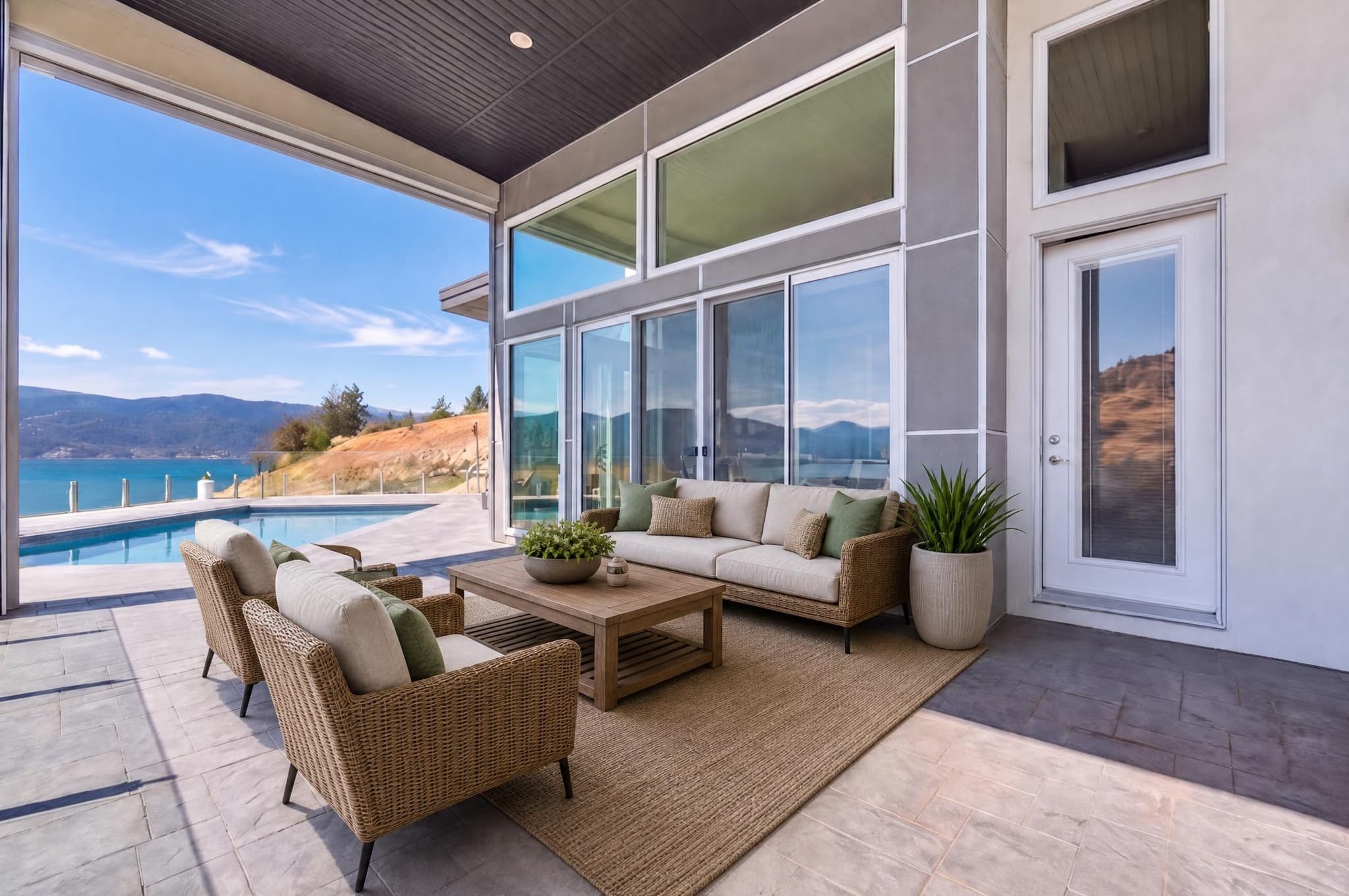 Staged outdoor patio listing cover